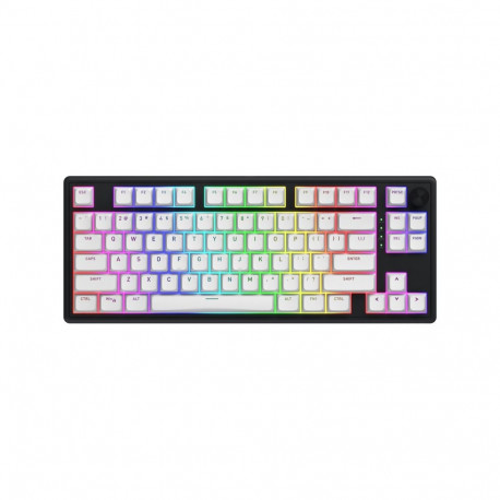HATOR Skyfall Wireless 80 keyboard Gaming USB + RF Wireless + Bluetooth QWERTY US English Black, Whi