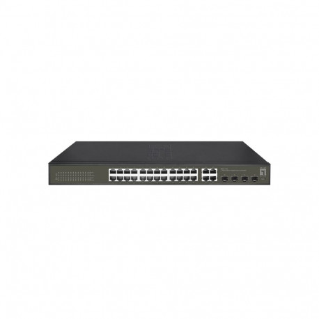 LevelOne lüliti Hilbert 28-pordiline Gigabit Smart Lite 24x Gigabit RJ45 4x Gigabit SFP/RJ45 Combo