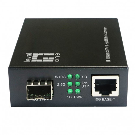 LevelOne RJ45 to SFP+ 10-Gigabit Media Converter