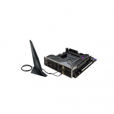 Asus ROG STRIX X570-I GAMING | Processor family AMD | Processor socket AM4 | DDR4 | Supported hard d