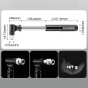 Rockbros JG-PB-11 Tool Kit with Pump and Spoon Patch Multitool - Black