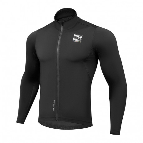 Rockbros TLWT001 ROAD TO SKY windproof insulated cycling jersey M - black