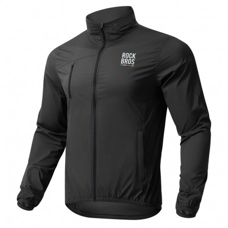 Rockbros TLWT002 ROAD TO SKY L Bicycle Windbreaker - Black