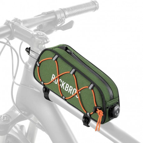 Rockbros TL004 ROAD TO SKY 0.7 l waterproof frame bag - green