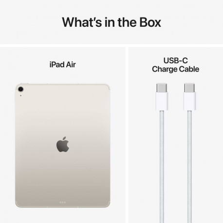 Apple iPad Air 13" M3 Wi-Fi + Cellular 128GB Starlight MCJ34HC/A