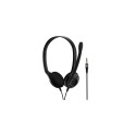 The EPOS PC 5 CHAT is a lightweight, on-ear wired headset designed for internet tel