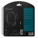 The EPOS PC 5 CHAT is a lightweight, on-ear wired headset designed for internet tel