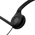 The EPOS PC 5 CHAT is a lightweight, on-ear wired headset designed for internet tel