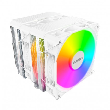 Montech protsessori õhkjahuti NX600 ARGB 12cm, valge