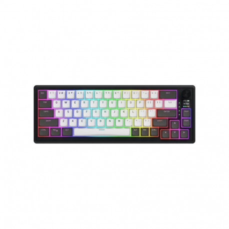 HATOR mänguklaviatuur Skyfall Pro Wireless 65 USB + RF Wireless + Bluetooth QWERTY US English, must,