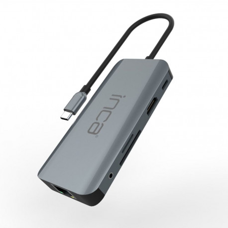 Inca ITPC-10TX interface hub USB Type-C 5000 Mbit/s Grey