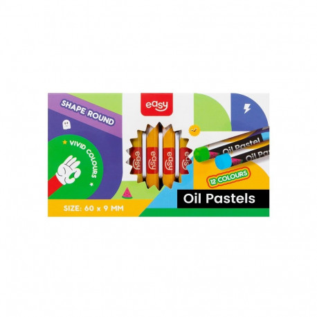 PASTELS OIL 12 COLOURS
