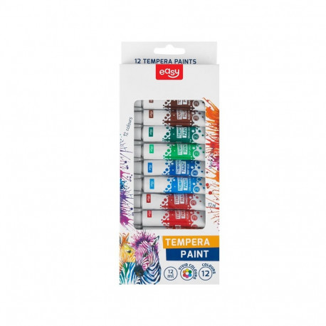 TEMPER PAINTS tempera värvide komplekt 12x12ML