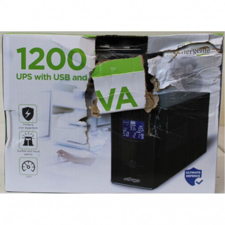 EnerGenie SALE OUT. UPS with USB and LCD display, 1200 VA, black | | UPS with USB and LCD display, B