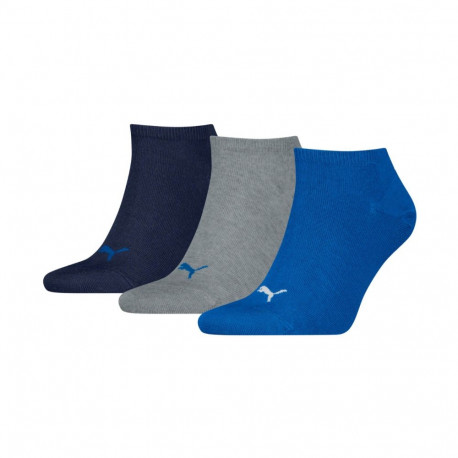 Skarpety Puma Sneaker Plain 3 pak granatowe, szare, niebieskie 938624 12 39-42