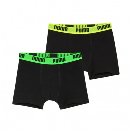 Bokserki dla dzieci Puma Everyday Basic 2 pak czarne 938971 03 128cm