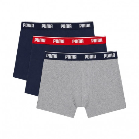 Puma meeste bokserid 947130 05 L 3-pakk, tumesinised, hallid