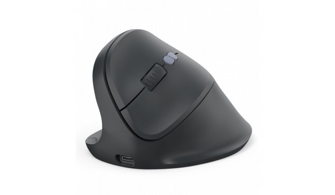 ergonomic multi-device mouse EWM-600 black left