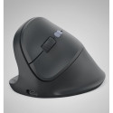ergonomic multi-device mouse EWM-600 black left