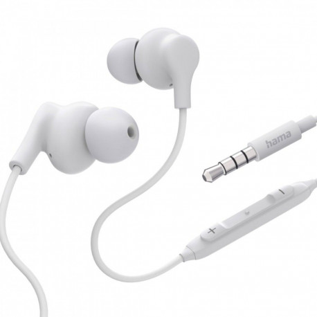 In-ear headphones Popply white