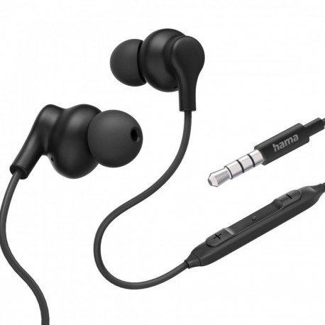 In-ear headphones Popply black