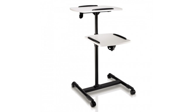 Projector stand with two shelves