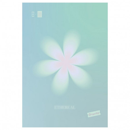 Ruuduline kaustik PASTEL Notebook A4, 40lk - erinevad