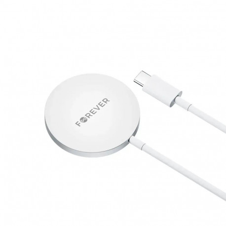 Forever MAWC-100 juhtmevaba laadija | Qi | Ühildub MagSafe'iga | 15W | hall