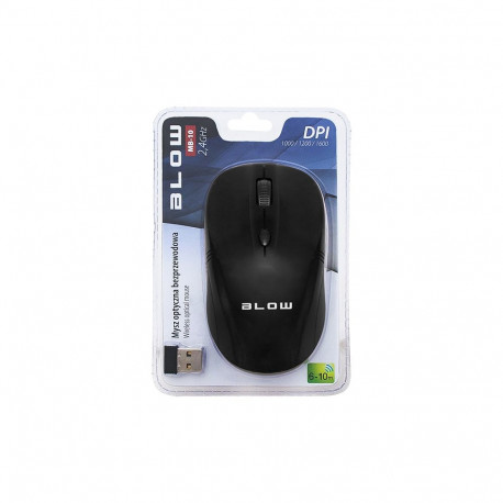 84-002# Mysz optyczna bezprzewodowa blow mb-10 czarna