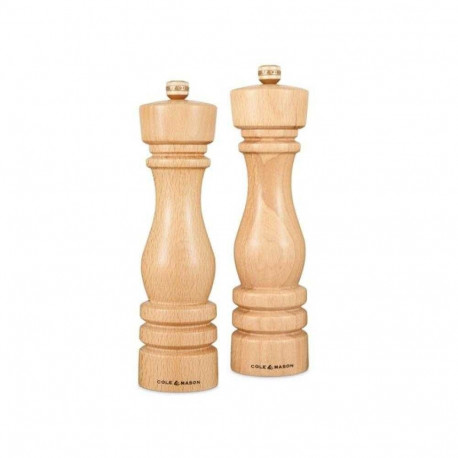 Cole and Mason London Pepper/Salt Set 22cm Natural