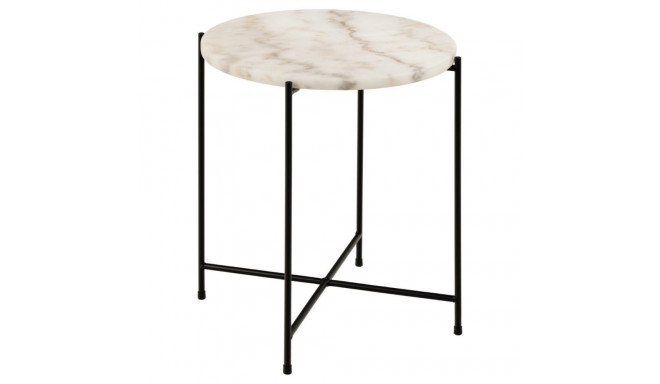 Diivanilaud AVILA Ø42cm, valge