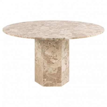 Söögilaud NAXOS Ø130cm, latte pruun
