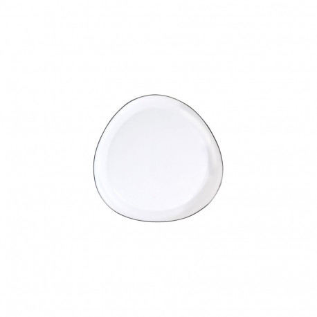 PLATE 25.4CM A155 WITH BLACK RIM