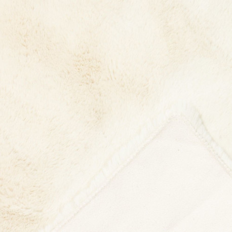 FAKE RABBIT FUR 80X150CM RECTANGLE WHITE