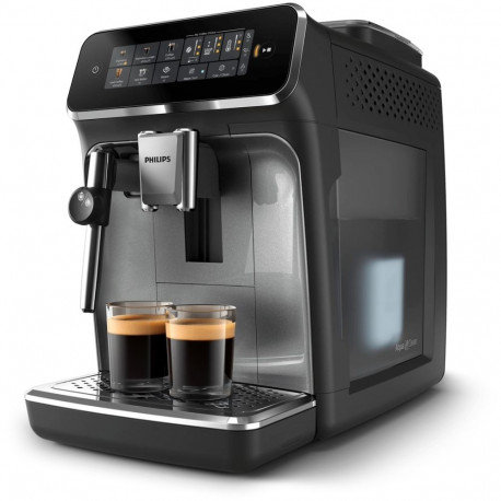 Coffee Machine - Philips EP3329/70 Fully Automatic, 15-Bar Pressure, 12 Grind Settings, Black