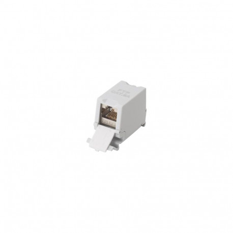 Equip Cat.6A DIN rail inline coupler, Shielded