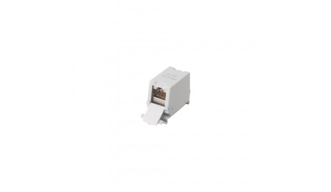 Equip Cat.6A DIN rail inline coupler, Shielded