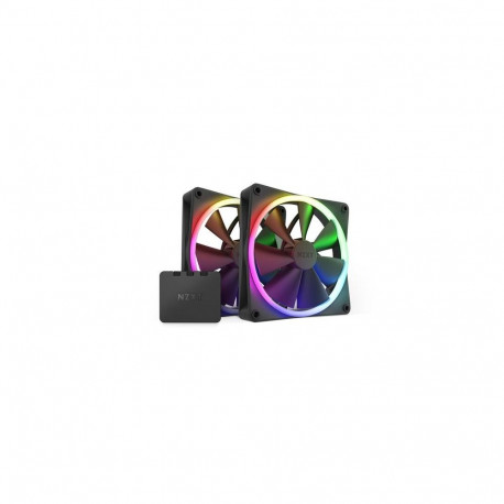 NZXT F140 RGB TWIN Computer case, Processor Fan 14 cm Black 2 pc(s)