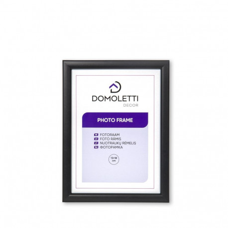 DOMOLETTI raam AURA 13x18cm, must