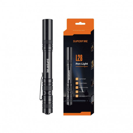 Superfire L28 flashlight, 121 lm, 5W, 52 m, 5 modes