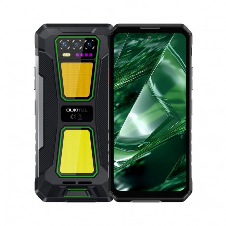 Oukitel WP58 Pro 6,7" Smartphone Dual SIM Android 15 5G USB Type-C 8 GB 512 GB 10000 mAh Black, Gree