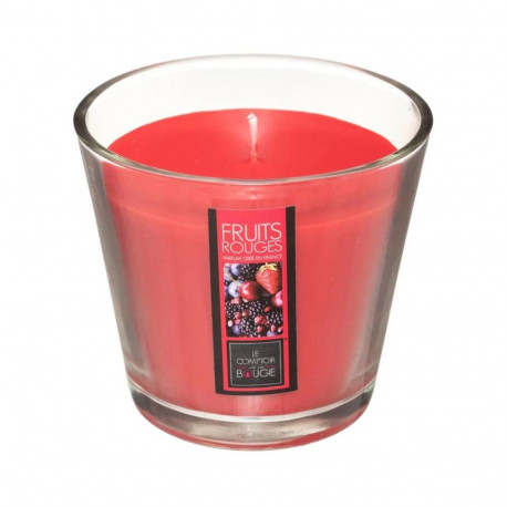 CANDLE SCENT NINA RED GLASS 130728H 90G