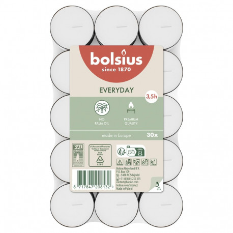 Bolsius küünlad 3.5H 30PCS