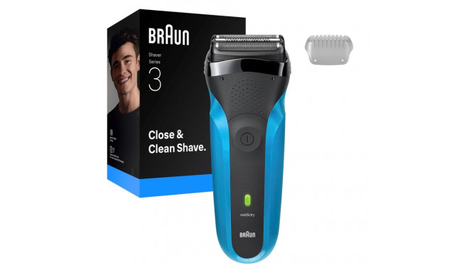 Braun raseerija series 3 310s trimmeriga, must, sinine
