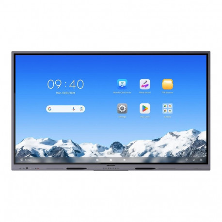 Hikvision interaktiivne tahvel DS-D5C75RB/A2L 190.5cm (75") 3840 x 2160 pixels puuteekraaniga, hall