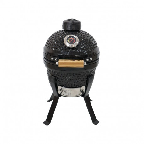 Kamado Bono keraamiline grill Picnic 13″ alusega söega, must