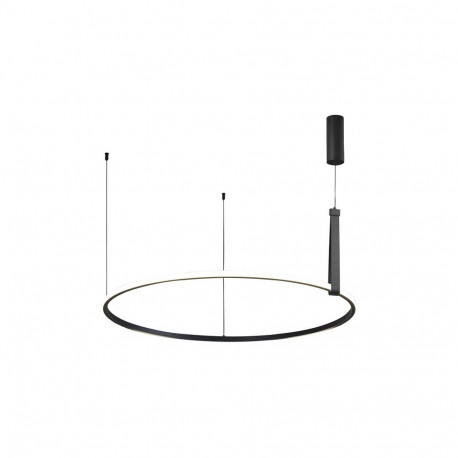 rippvalgusti 42W LED D90CM, must