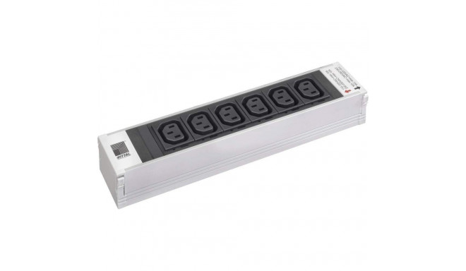 Rittal DK 7856.080 power extension 6 AC outlet(s) Indoor Black, Grey