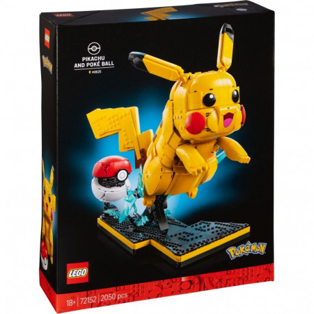 LEGO komplekt 72152 Pokemon Pikachu ja Pokeball
