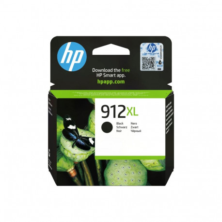 HP originaalne suurmahtne tindikassett 912XL, must